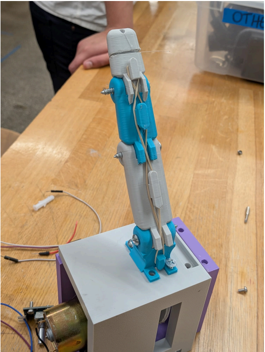 Bench-Tested Robotic Finger Prototype